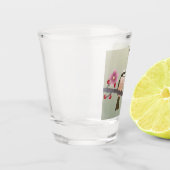 Vogeldesign Schnapsglas (Links)