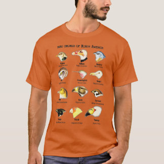 Vogeldrohnen in Nordamerika Niedliche Vogelliebhab T-Shirt