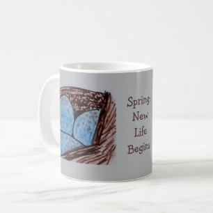 Vogeleier - Der Frühling bringt neues Leben Kaffeetasse