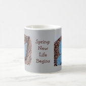 Vogeleier - Der Frühling bringt neues Leben Kaffeetasse (Mittel)