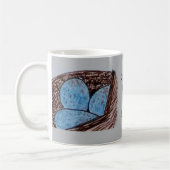 Vogeleier - Der Frühling bringt neues Leben Kaffeetasse (Links)