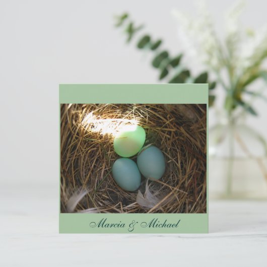 Vogeleier dreimal (Stehend Vorderseite)