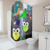 Vogeleier Wasserfall Kinderduschvorhang Duschvorhang (Beispiel)