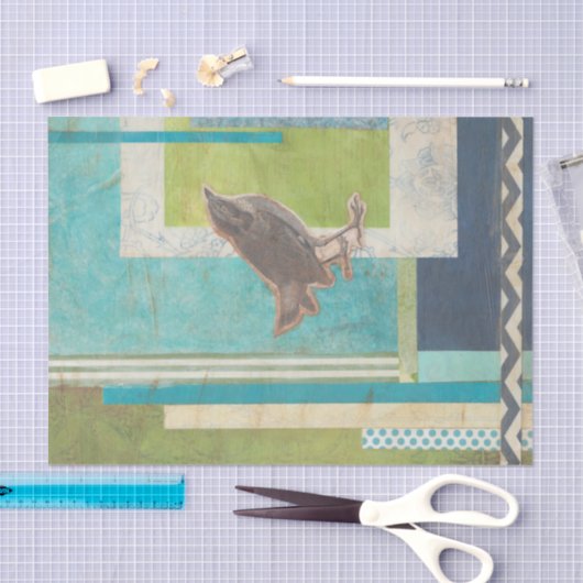 Vogeleinklebebuch II Seidenpapier (Handwerk)