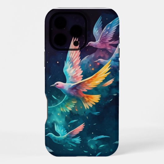 Vogelelegance iPhone Hülle (Rückseite)