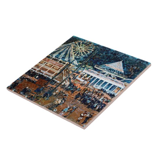 Vogeler - Gorky-Park in Moskau Fliese (Seite)