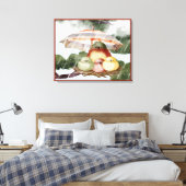 Vogelfamilie | Schutz vor Sturm Canvas Print Leinwanddruck (Insitu (Schlafzimmer))