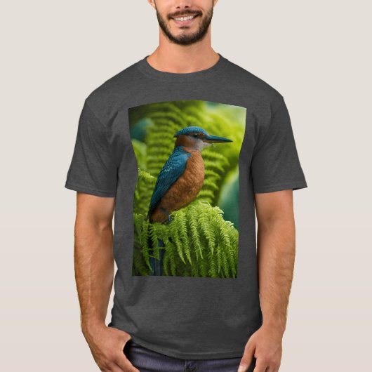 Vogelfamilienretro T-Shirt (Vorderseite)