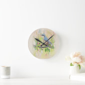 Vogelfanatiker Runde Wanduhr (Zuhause)