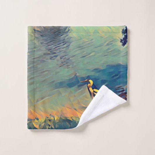 Vogelfang Badhandtuch Set (Waschlappen)