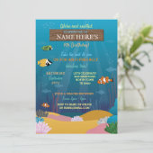 Vogelfang Rotterdamer Rotmeer-See Einladung (Stehend Vorderseite)