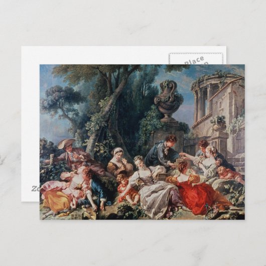 Vogelfänger Postkarte (Vorne/Hinten)