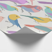 Vogelfarbe Geschenkpapier