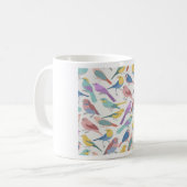 Vogelfarbe Kaffeetasse (Vorderseite Links)