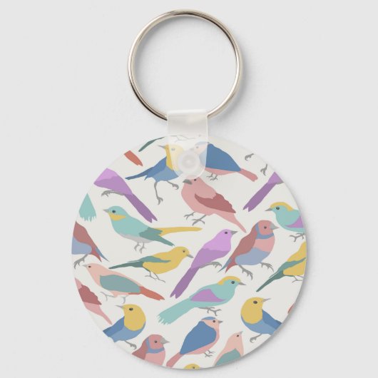 Vogelfarbe Schlüsselanhänger (Vorderseite)