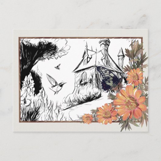 Vogelfarbkarten | Angebrachte Postkarten© Postkarte (Vorderseite)