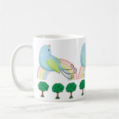 VogelfarbregenBäume Tasse (Links)