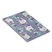 Vogelfarm Purple Design Notizblock (Rechte Seite)