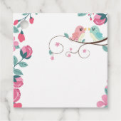 Vogelfeder Geschenkanhänger (Vorderseite)