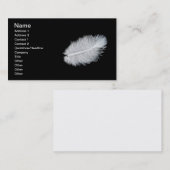 Vogelfeder Visitenkarte (Vorne/Hinten)