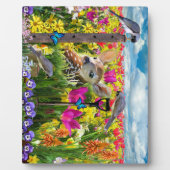 Vogelfeld von Blume Fotoplatte (Vorderseite)