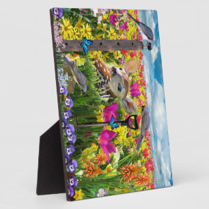 Vogelfeld von Blume Fotoplatte