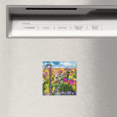 Vogelfeld von Blume Magnet (In Situ (Geschirrspüler))