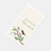 Vogelfesttag Serviette (Ecke)
