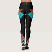 Vogelfigur Leggings (Rückseite)