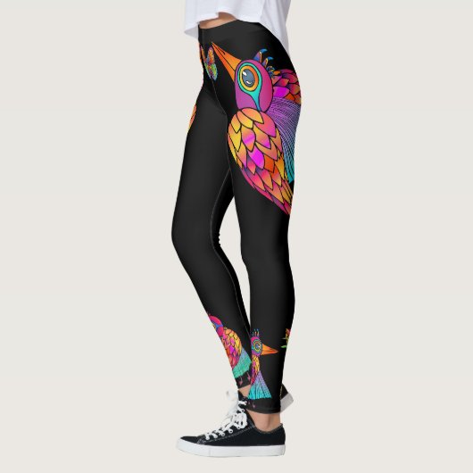 Vogelfigur Leggings (Links)