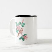 Vogelflora auf einer Kaffeetasse (Vorderseite Links)
