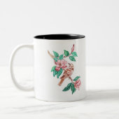 Vogelflora auf einer Kaffeetasse (Links)