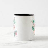 Vogelflora auf einer Kaffeetasse (Mittel)