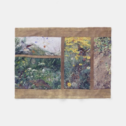 Vogelforschung, Bruno Liljefors Fleecedecke (Vorderseite (Horizontal))