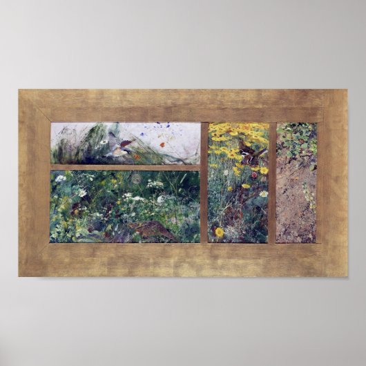 Vogelforschung, Bruno Liljefors Poster (Vorne)