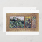 Vogelforschung, Bruno Liljefors Postkarte (Vorne/Hinten)