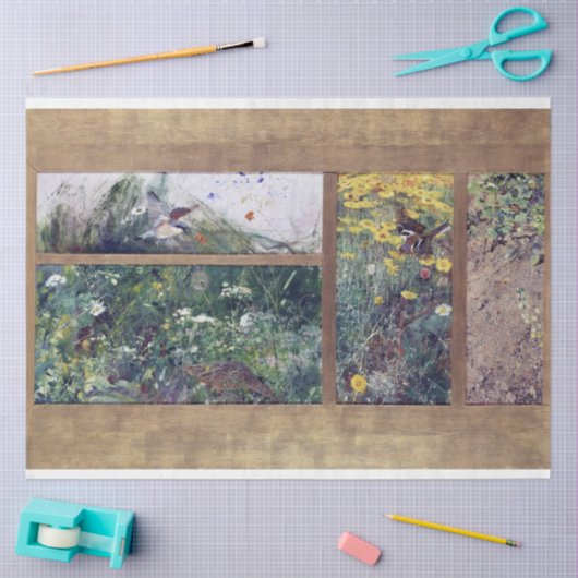 Vogelforschung, Bruno Liljefors Seidenpapier (Basteln)