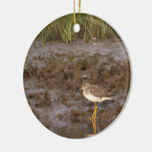 Vogelfoto-Ornament Keramik Ornament (Links)