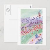 Vogelfrau Postkarte (Vorne/Hinten)