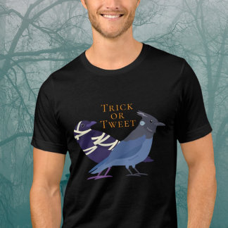 Vogelfreunde Halloween-Süßes oder Saures Tri-Blend Shirt