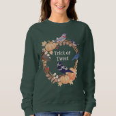 Vogelfreundliches Halloween: Süßes oder Saures ode Sweatshirt (Vorderseite)