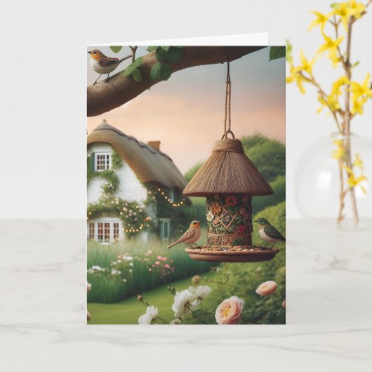 Vogelfutter und Vogelschutzgebiete als Kernlandsch Karte (Gelbe Blume)