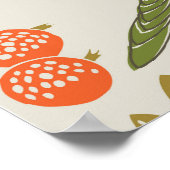 Vogelgarten: Nahtlos Poster (Ecke)