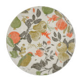 Vogelgarten: Nahtlos Schneidebrett (Vorderseite)