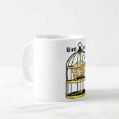Vogelgeflecht Kaffeetasse (Vorderseite Links)