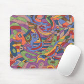Vogelgeflecht, originalgetreu abstrakt mousepad (Mit Mouse)