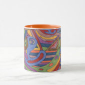Vogelgeflecht, originalgetreu abstrakt tasse (Zentrum)