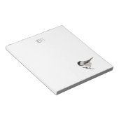 Vogelgeflügel Notizblock (angewinkelt)