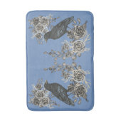 Vogelgeflügel, roh oder würzig, mit Rose Badematte (Vorderseite Vertikal)