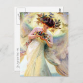 Vogelgel Postkarte (Vorne/Hinten)